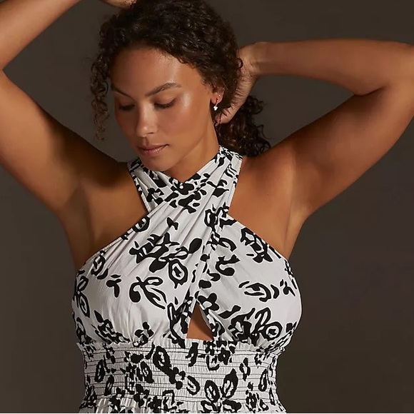 Anthropologie Plenty by Tracy Reese Floral Halter Maxi Dress - Picture 10 of 13